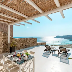  Villa Elia House With Amazing View On The Beach Mykonos Grèce